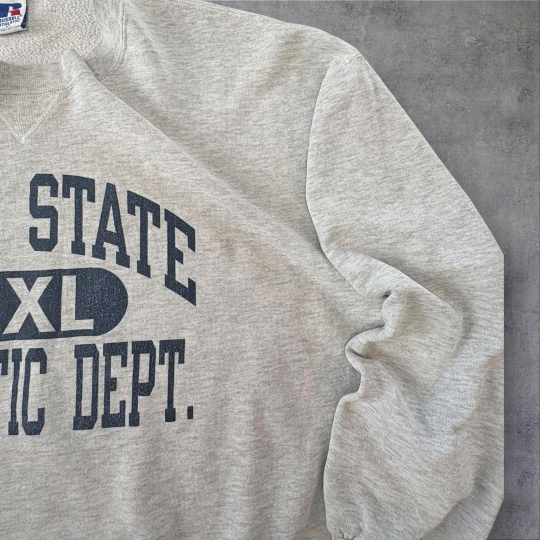 【あごすけ】90sUSARussellスウェットXLケント州立大学カレッジ