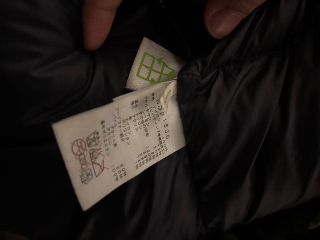 【美品】 THE NORTH FACE ノベルティ エレバス ダウンジャケット