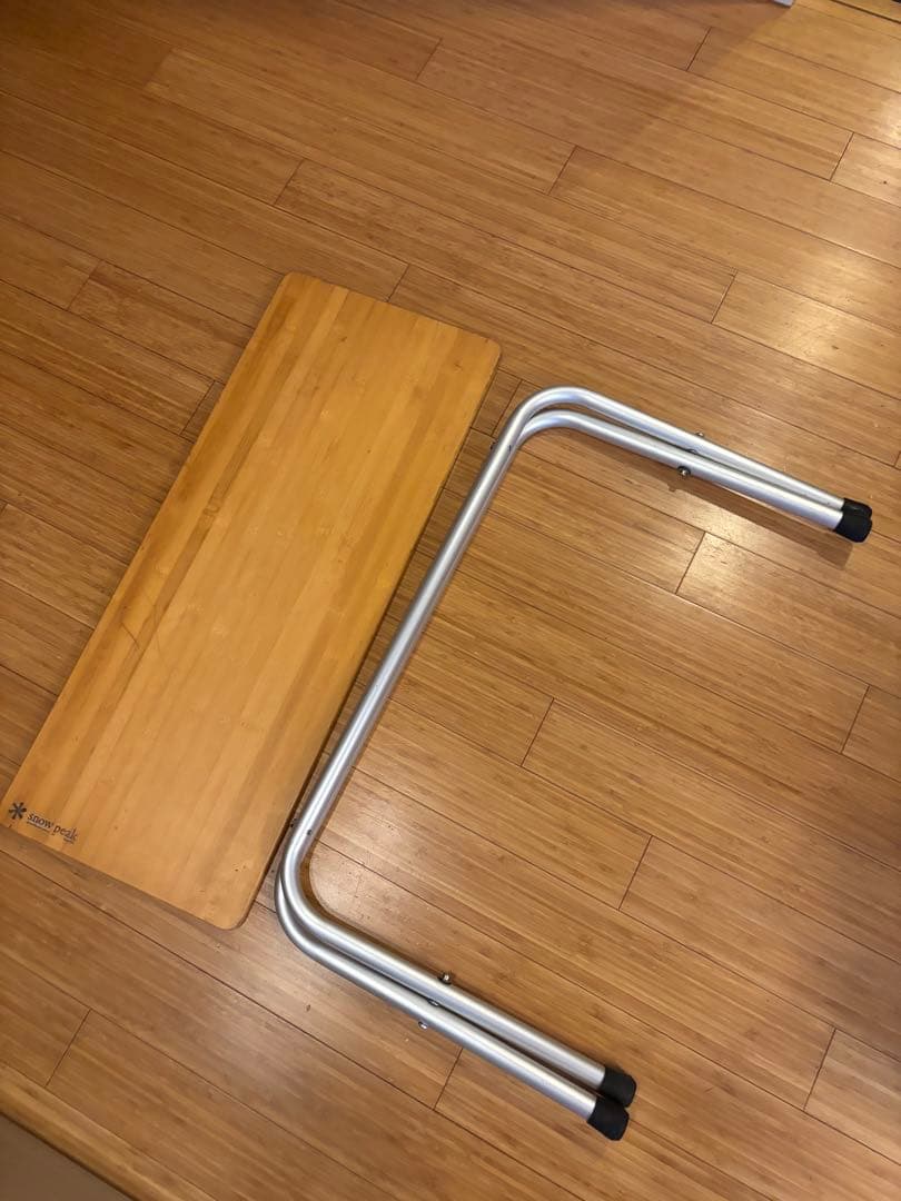 【希少・廃盤】スノーピーク フォールディングシェルフ竹 ショート LV-065T