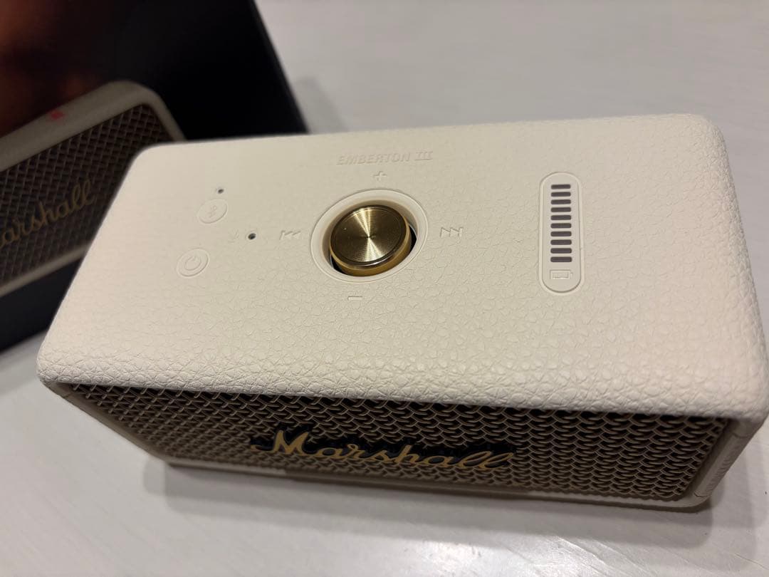 Marshall EMBERTON3ワイヤレススピーカー クリーム