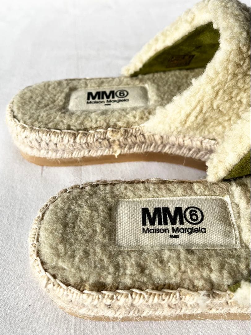 【未使用】MM6 MaisonMargiela マルジェラ ボアサンダル