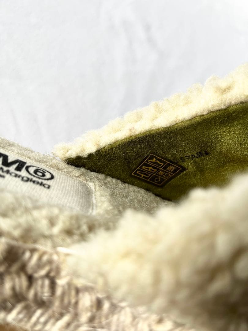 【未使用】MM6 MaisonMargiela マルジェラ ボアサンダル