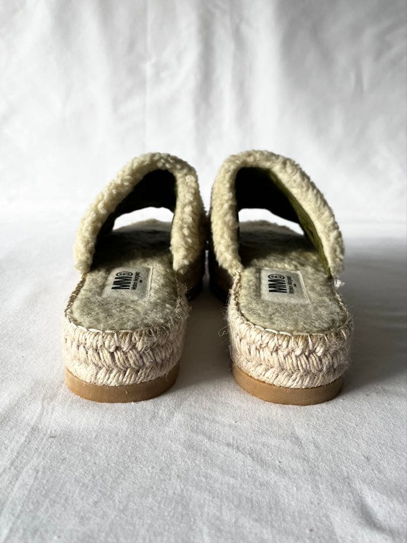 【未使用】MM6 MaisonMargiela マルジェラ ボアサンダル