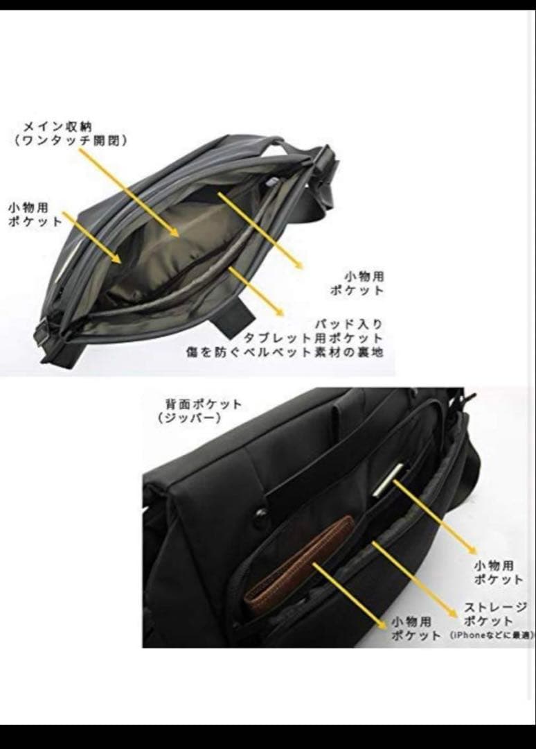 NIID URBANATURE R1 スリングバッグ メテオライト ブラック