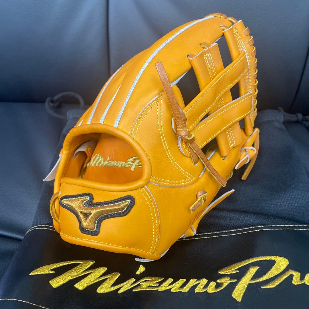 ミズノプロ　硬式グローブ　HAGA JAPAN