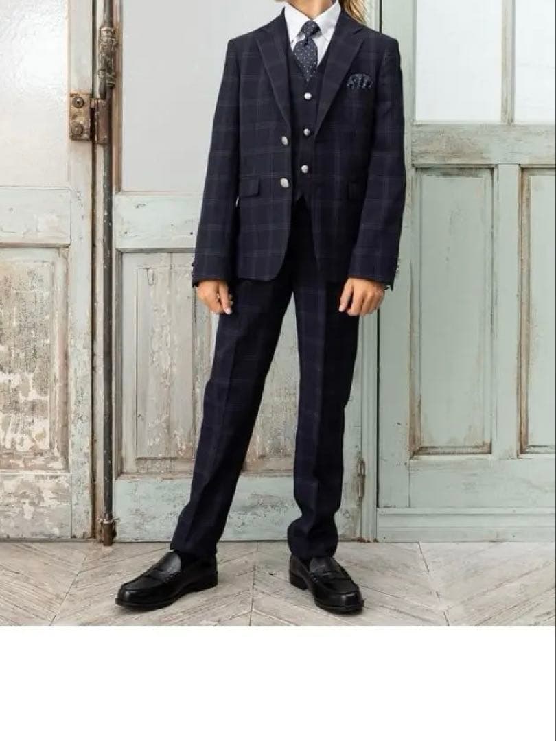 WF by WANDER FACTORY スーツ 6点セット160cm ネイビー
