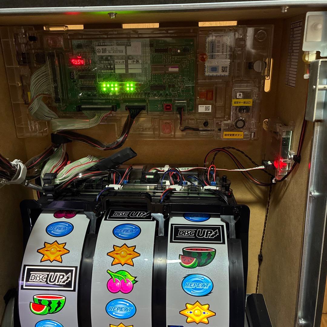 実機　パチスロ　ディスクアップ　美品