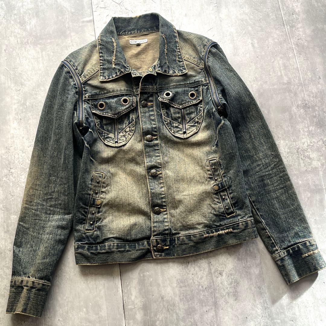 ジャケット・アウター grunge gimmick denim fade jacket Y2K 00s