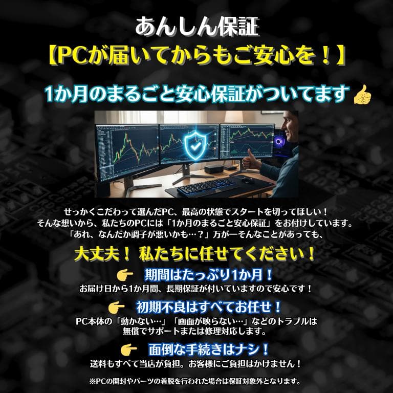 T440 4画面 トレーディングPCフルセット デイトレ 株取引 FX 仮想通貨