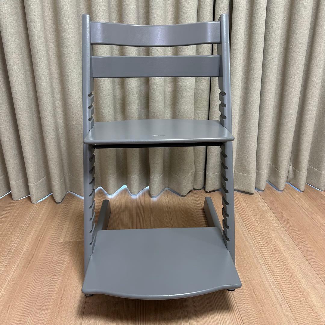 STOKKE　ストッケ　トリップトラップ　キッズチェア　シリアル4　グレー