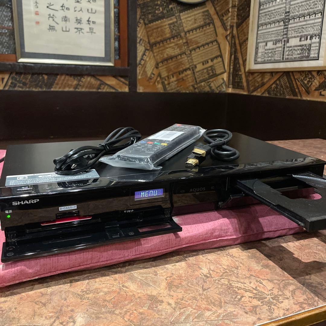 シャープAQUOS BD-S520 12倍録 新品リモコン等付フル装備！感動品！
