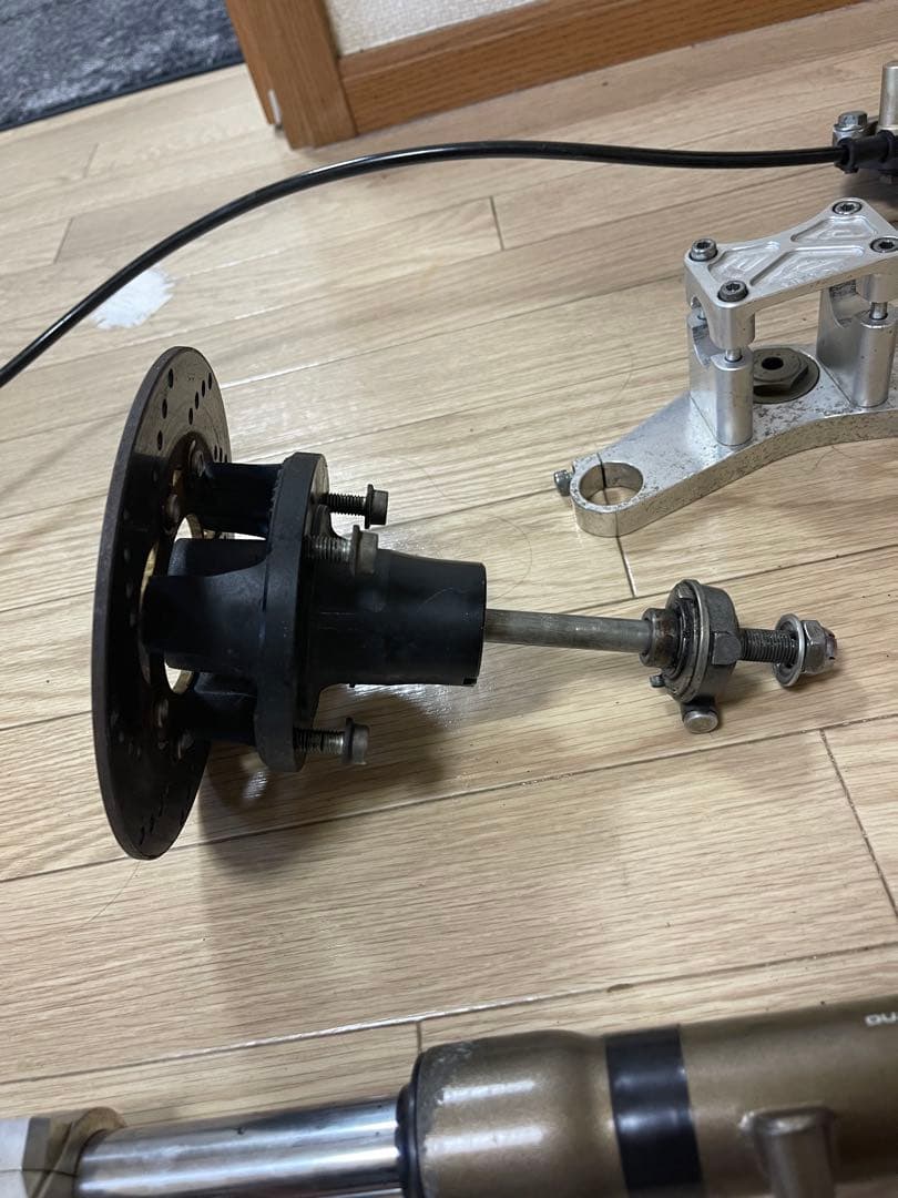 モンキー　武川　フロントフォーク　ディスクブレーキ　一式