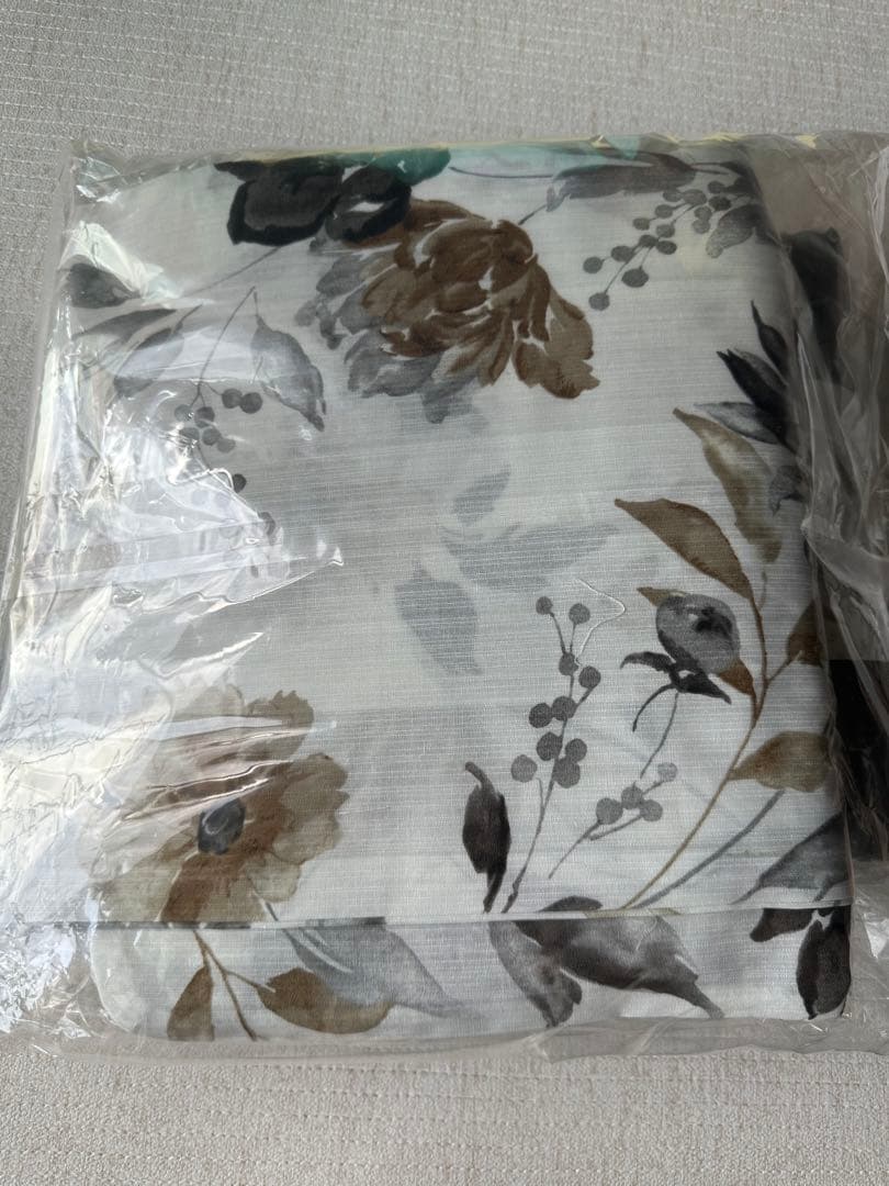 花柄 浴衣・帯・靴・着付け本付き　5点セット