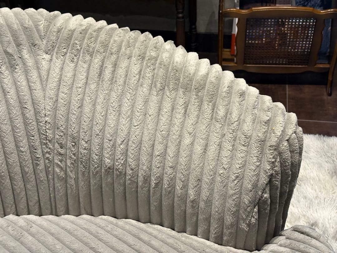 Ashley アシュリー 2人掛けソファ　コーデュロイ調ソファ　アメリカ