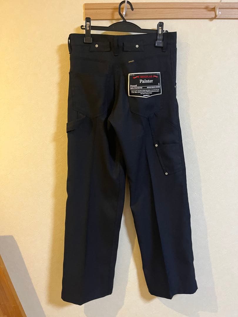 ペインターパンツ　ブラック　ダイリク　dairiku