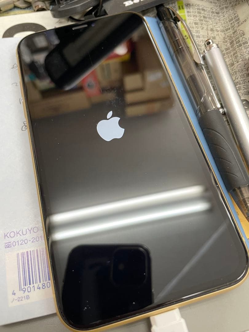 AppleアップルiPhone XRイエロー128GB本体SIMフリー 中古美品