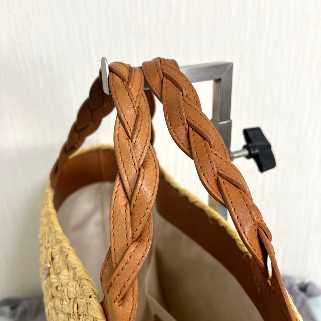 【良品】ヘレンカミンスキー Marhianna S ラフィア トートバッグ