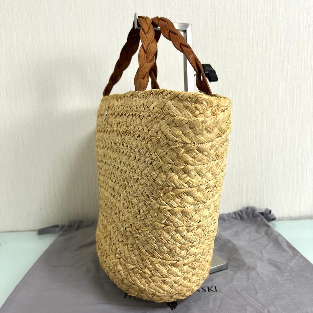 【良品】ヘレンカミンスキー Marhianna S ラフィア トートバッグ