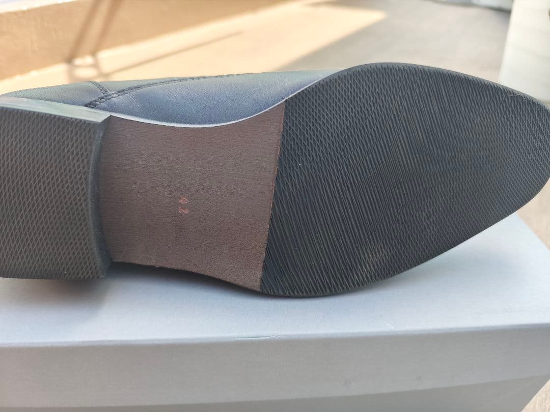 【テリ王さま専用】（1回のみ使用）【栃木レザー】黒革靴