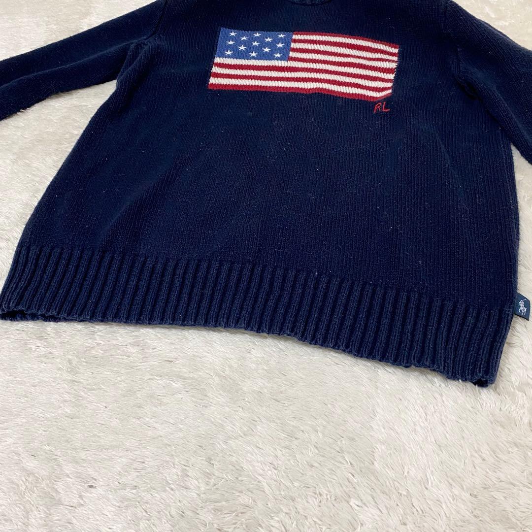 POLO RALPH LAUREN ポロラルフローレン ニット セーター 星条旗