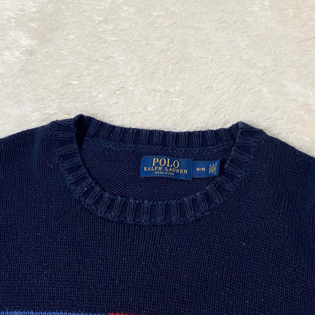 POLO RALPH LAUREN ポロラルフローレン ニット セーター 星条旗
