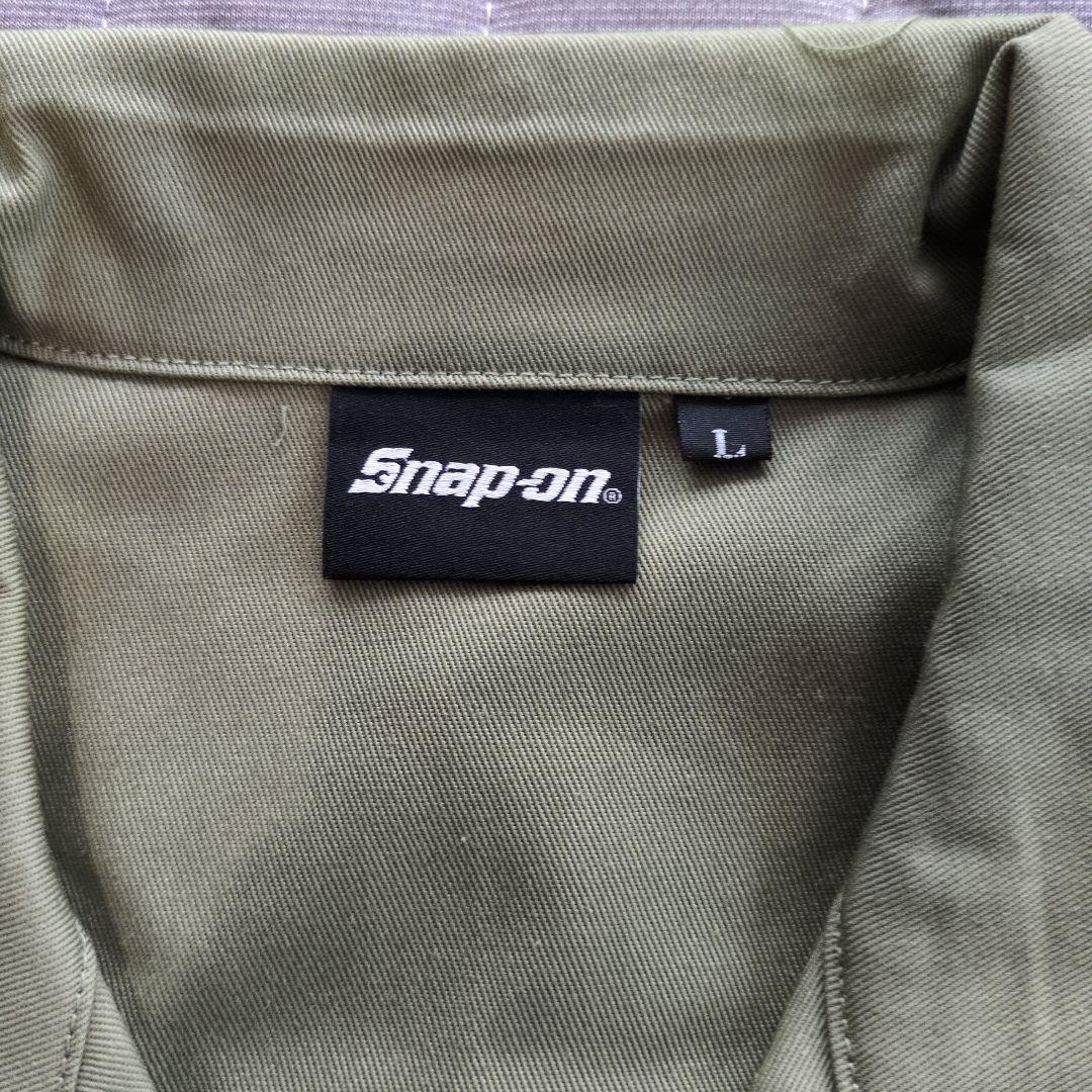 Snap-on　スナップオン　カーキ　つなぎ　 Lサイズ