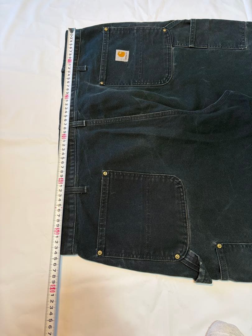 [W54cm] Carhartt - b01 ダブルニー BLK ビックサイズ￼