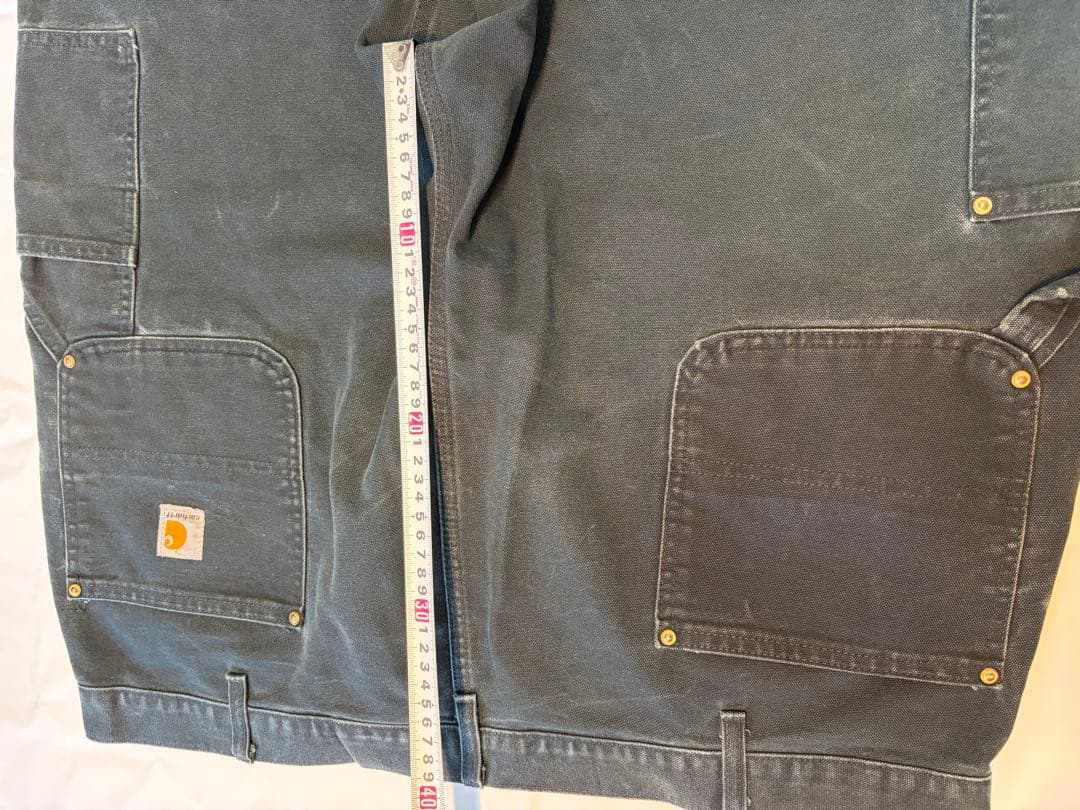 [W54cm] Carhartt - b01 ダブルニー BLK ビックサイズ￼