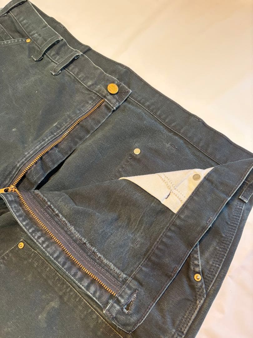 [W54cm] Carhartt - b01 ダブルニー BLK ビックサイズ￼