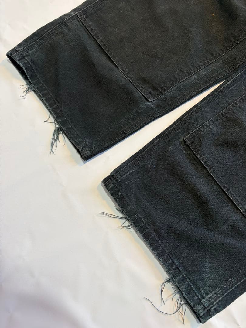 [W54cm] Carhartt - b01 ダブルニー BLK ビックサイズ￼