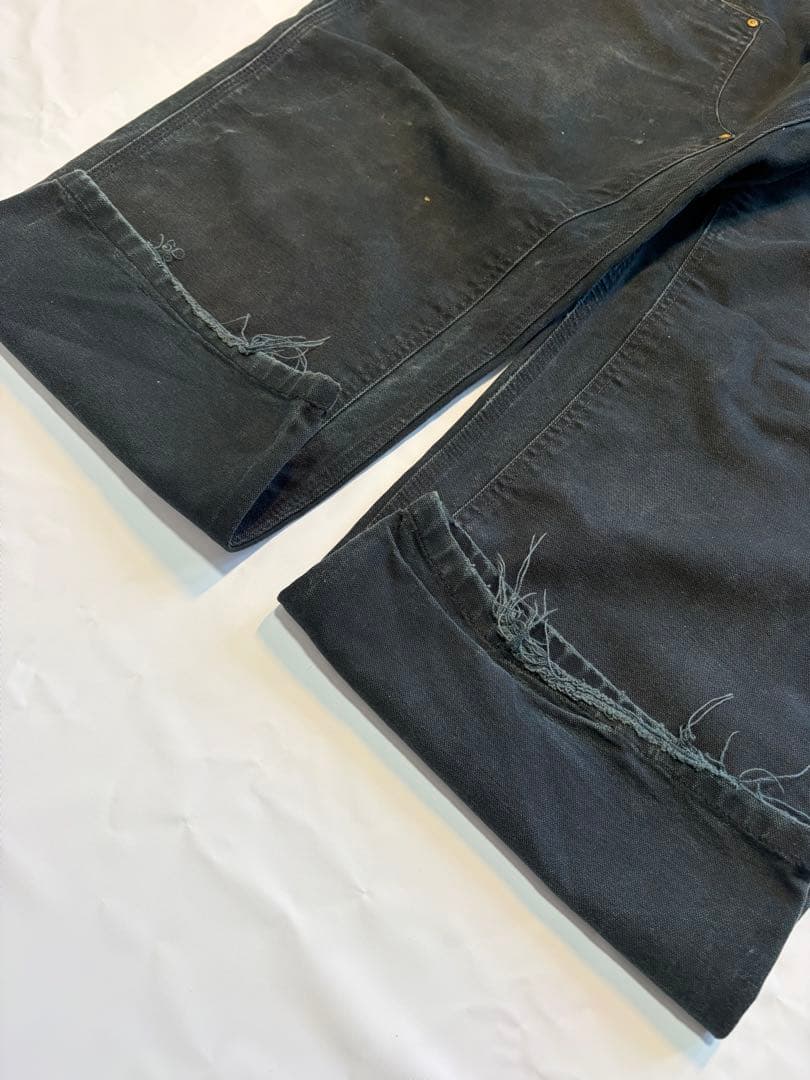 [W54cm] Carhartt - b01 ダブルニー BLK ビックサイズ￼