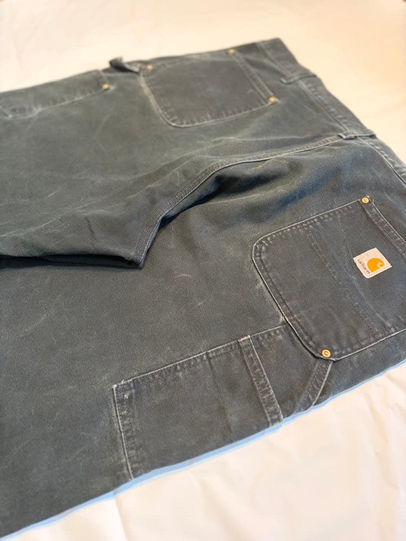 [W54cm] Carhartt - b01 ダブルニー BLK ビックサイズ￼