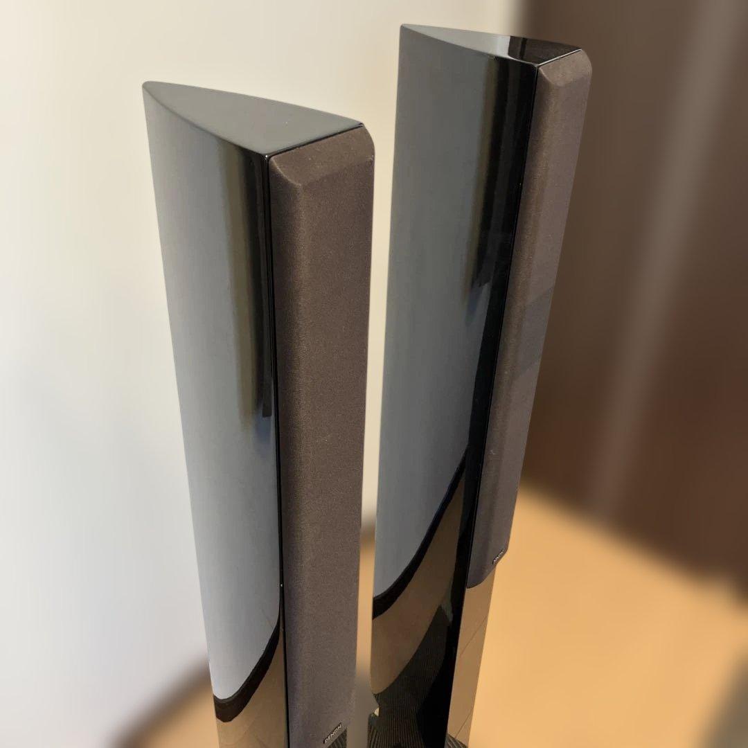 音出し確認済み‼️割と美品‼️DENONトールボーイ・ピアノブラック スピーカーペア