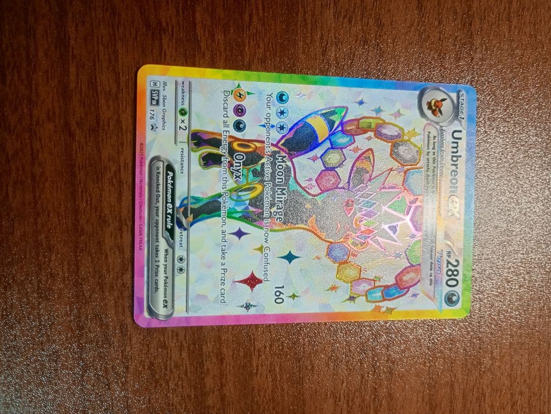 ポケモンカード　ポケカ　ブラッキーex　プロモ　SAR　英語版　正規品