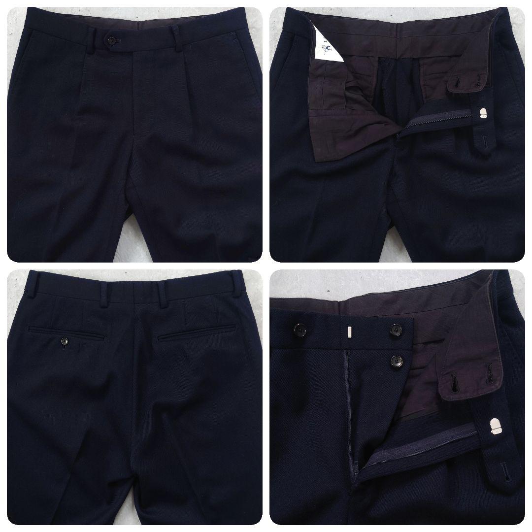 LE LYS FOXBROTHERS エディフィス ツイルウールスーツ ネイビー