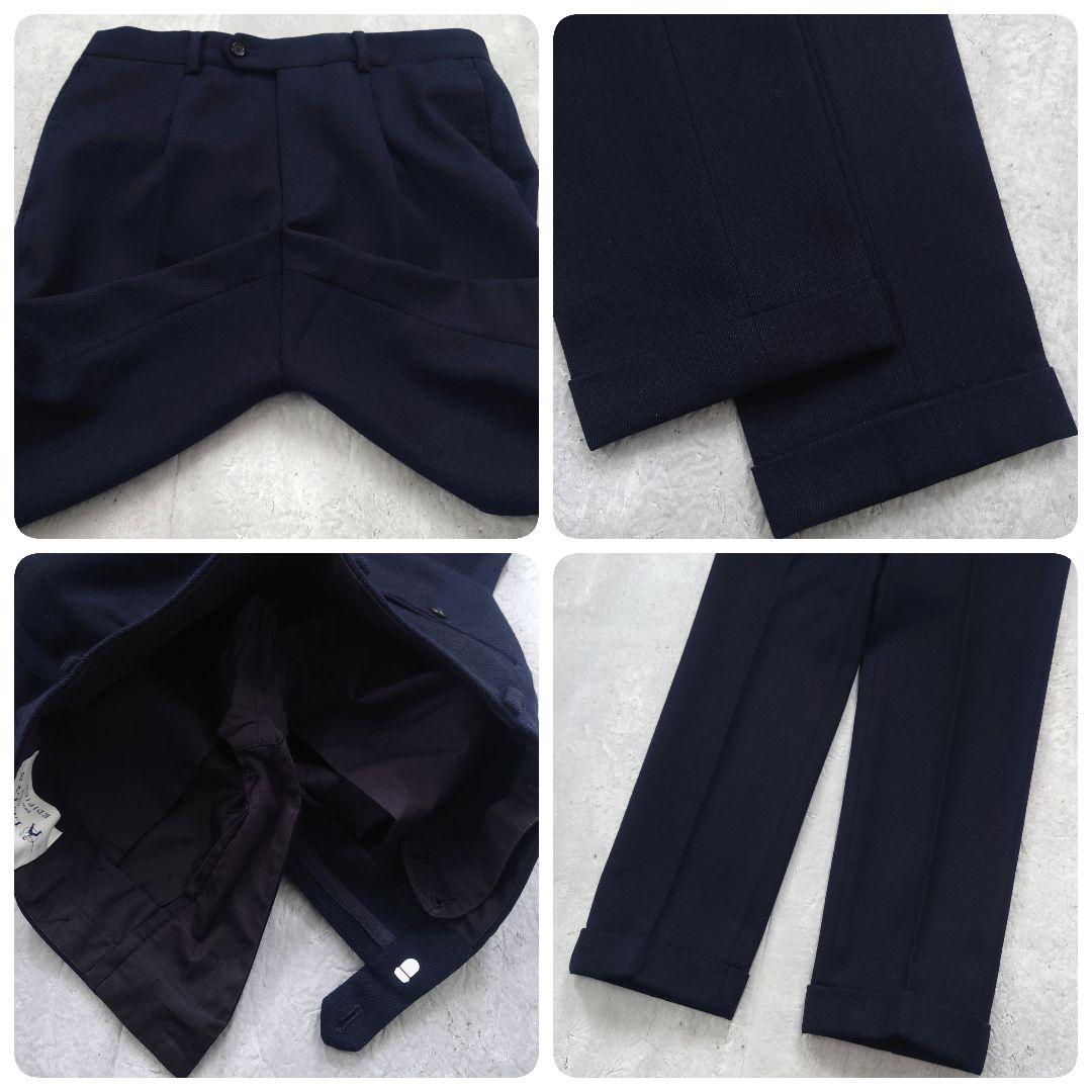 LE LYS FOXBROTHERS エディフィス ツイルウールスーツ ネイビー