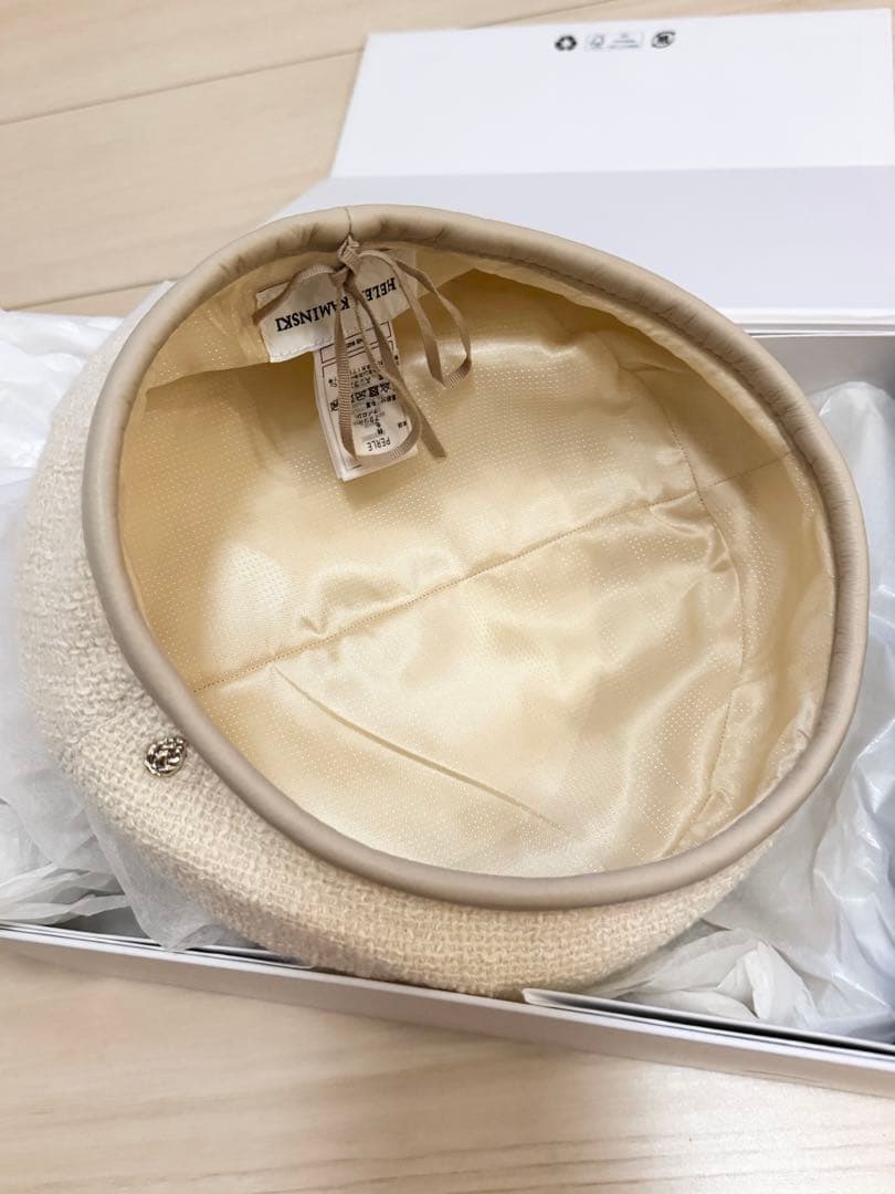 Helen kaminski ヘレンカミンスキー　ツイード ベレー帽