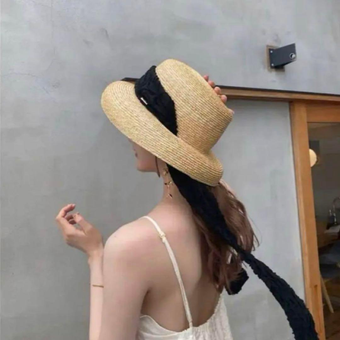 【新品未使用】CA4LA x Acka scarf strow hat