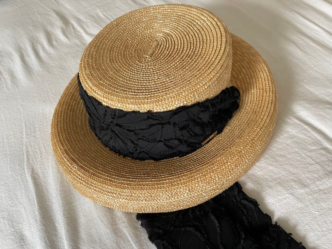 【新品未使用】CA4LA x Acka scarf strow hat