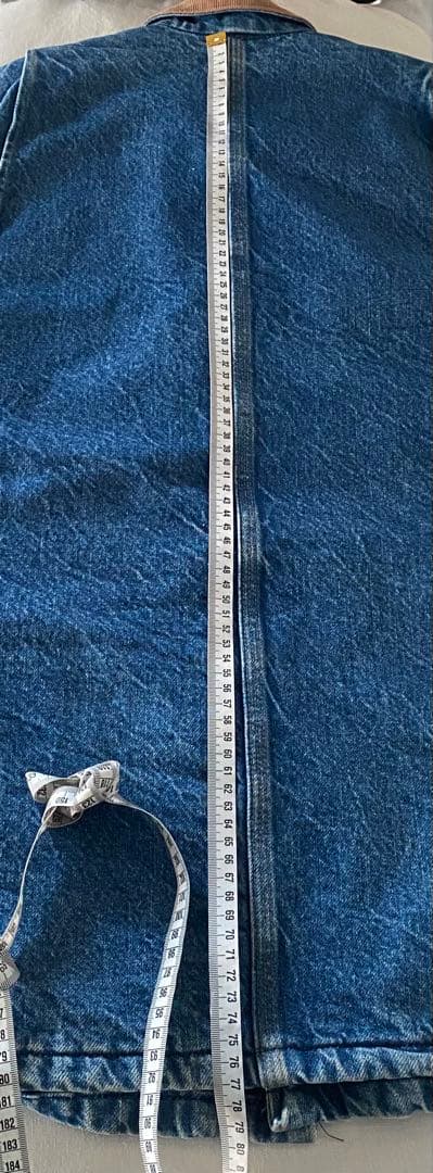 Sサイズ　USA製 カーハート カバーオール　チョアコート　インディゴ デニム