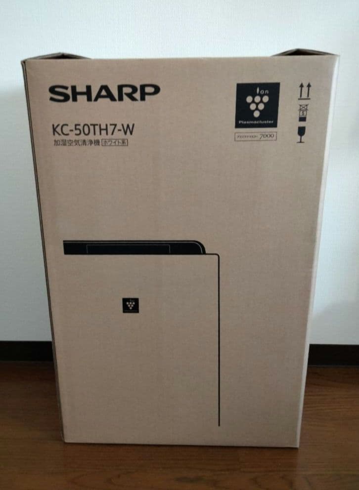 新品☆SHARP 加湿空気洗浄機 KC-50TH7-W ホワイト系