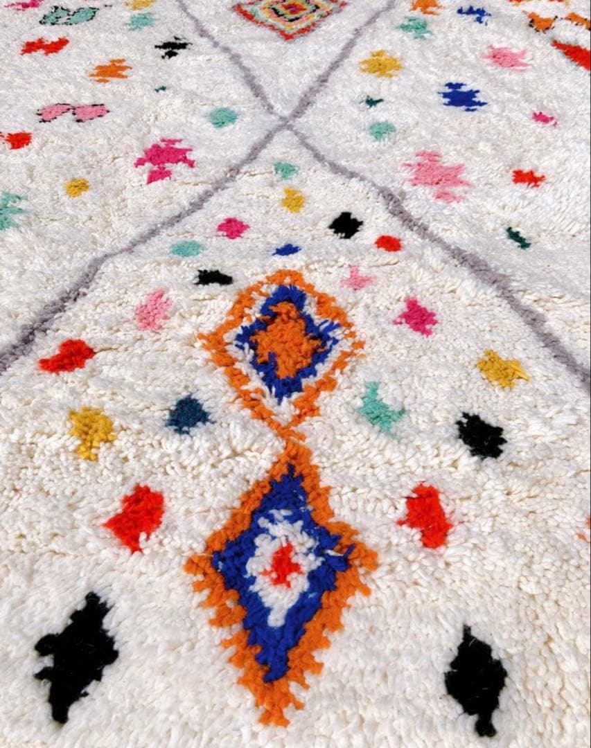 モロッコヴィンテージラグ　アジラル　超大判　274×206