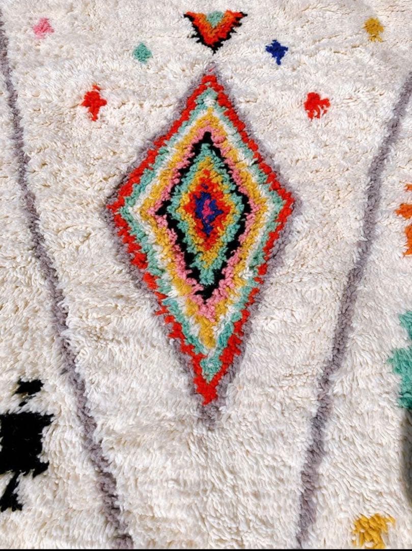 モロッコヴィンテージラグ　アジラル　超大判　274×206