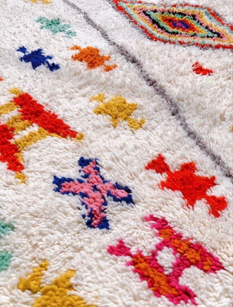 モロッコヴィンテージラグ　アジラル　超大判　274×206