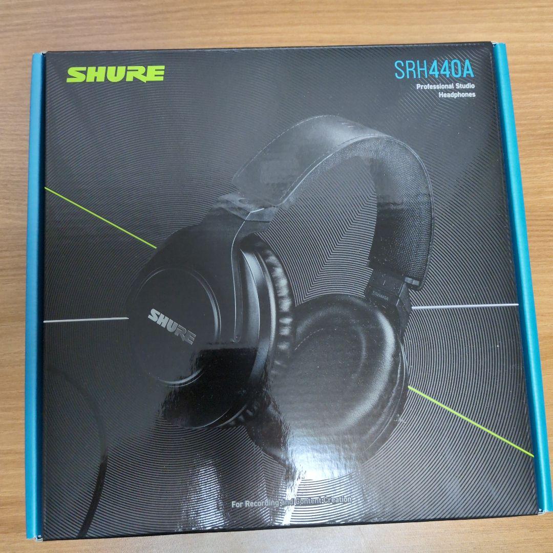 【美品】SHURE シュア SRH440A ブラック(箱付き)