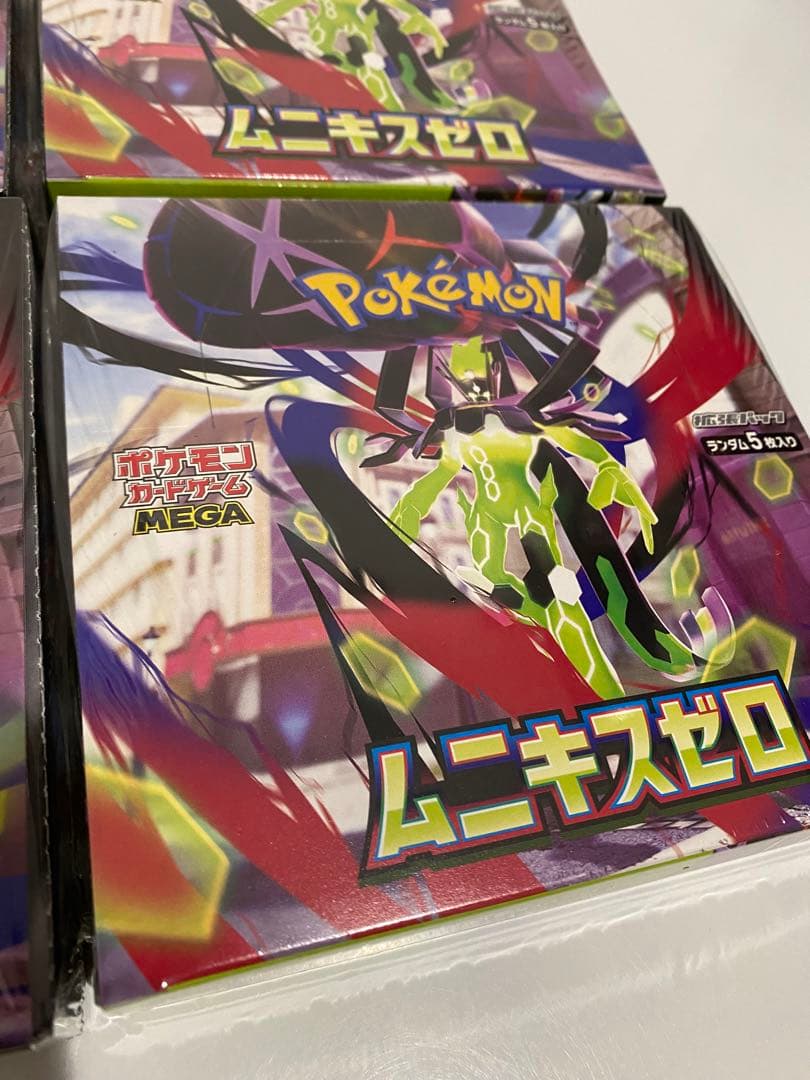 ポケモンカード ムニキスゼロ シュリンク付 新品未開封　4BOX
