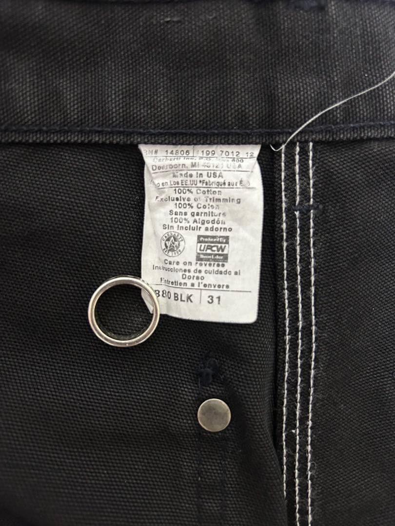 【Carhartt/カーハート】90s USA製 ハーフパンツ ダブルニー 美品