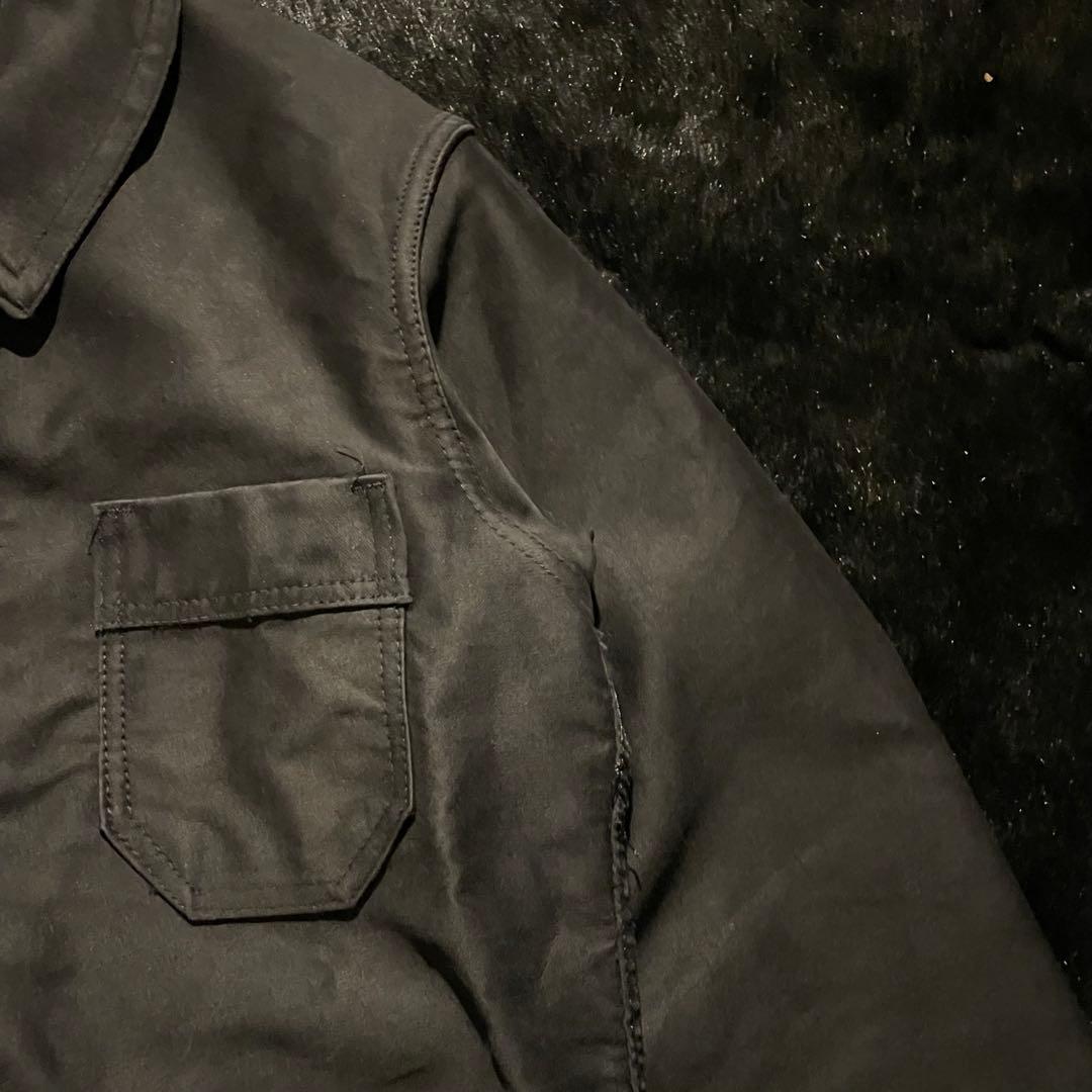 60s LE VETEMENT DE FORCE ブラックモールスキンジャケット