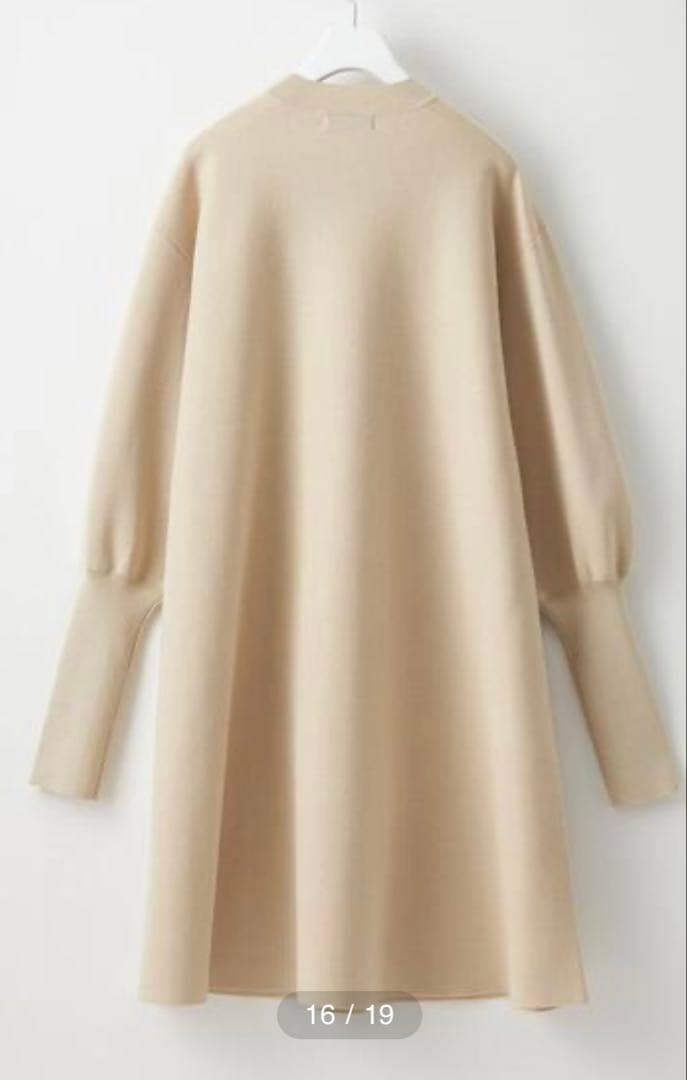 ◎新品タグ付◎エメルリファインズ◎クルーネック ミニ フレア ワンピース