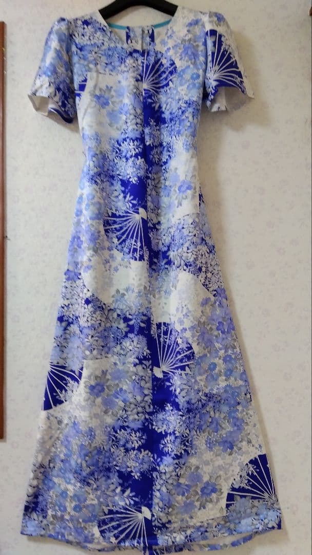 着物リメイクドレス